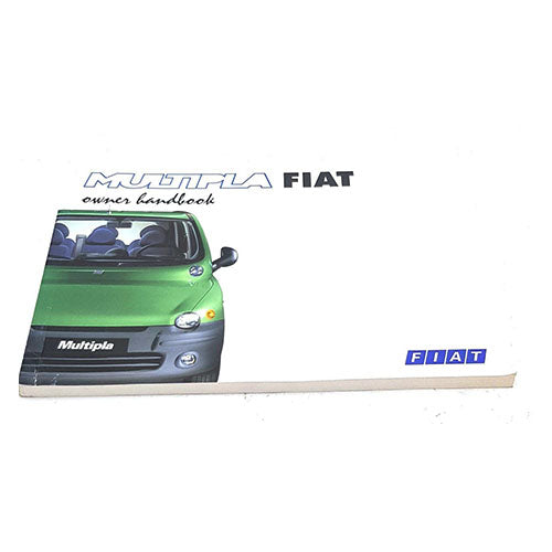 Owners Manual Handbook - Fiat Multipla | 60345226
