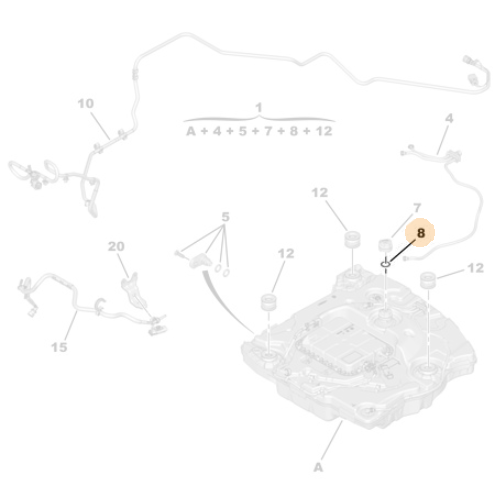 Genuine UREA Cap Seal - Citroen C3 / Peugeot 2008 EURO 6 | 9807646580