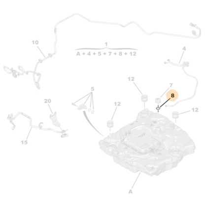 Genuine UREA Cap Seal - Citroen C3 / Peugeot 2008 EURO 6 | 9807646580