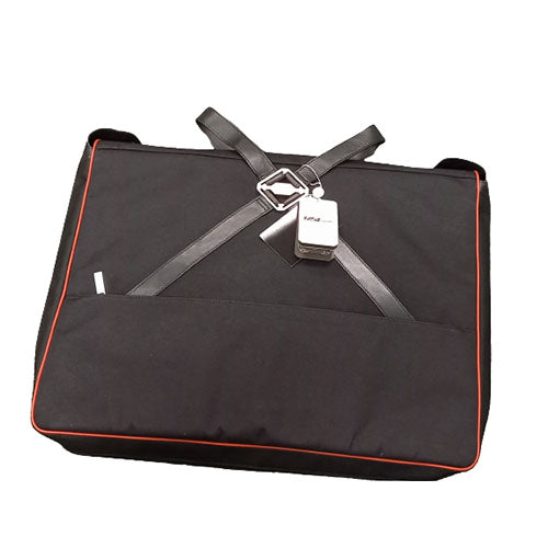 Genuine Fiat Garment Bag, Black With Red Piping - Fiat 124 | 6002350145 | 6002350145