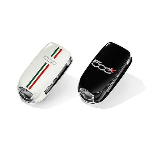 Ivory and Black Gloss Key Covers - Fiat 500X | 52002326