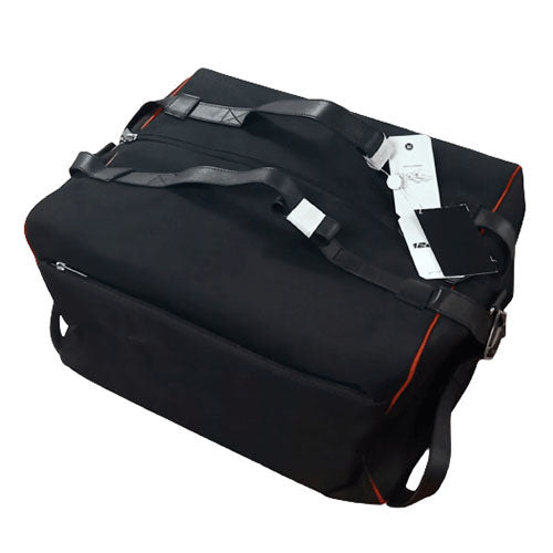 Travel Bag - Black with Red Piping - Fiat 124 | 6002350143