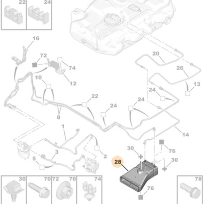 Genuine Fuel Cooler - Citroen Dispatch III / Peugeot 807 2.0 Diesel | 1579LN
