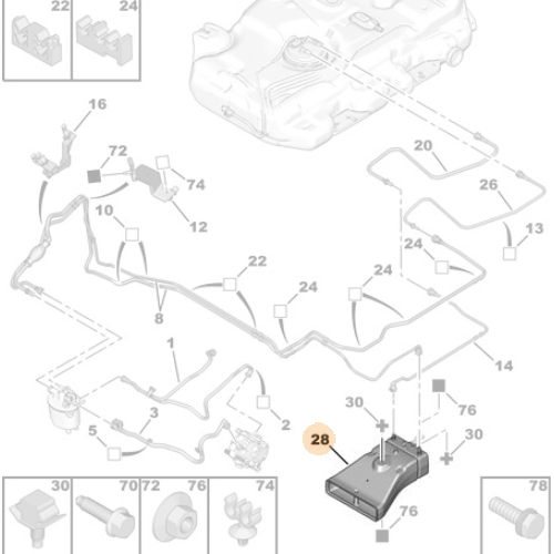 Genuine Fuel Cooler - Citroen Dispatch III / Peugeot 807 2.0 Diesel | 1579LN