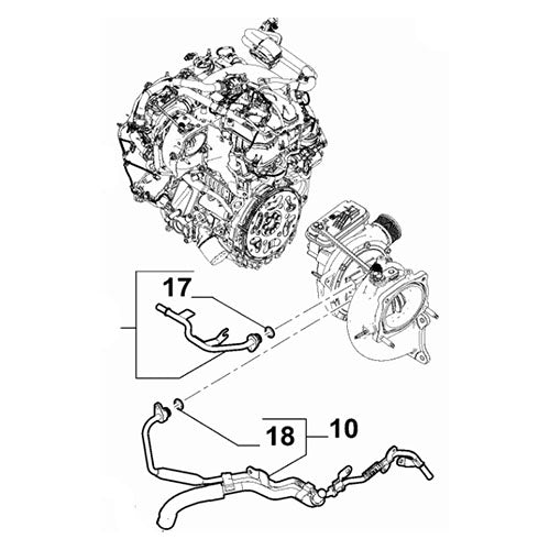 Turbo Coolant Seal - Alfa Romeo Giulia 2.0 | 6000627934