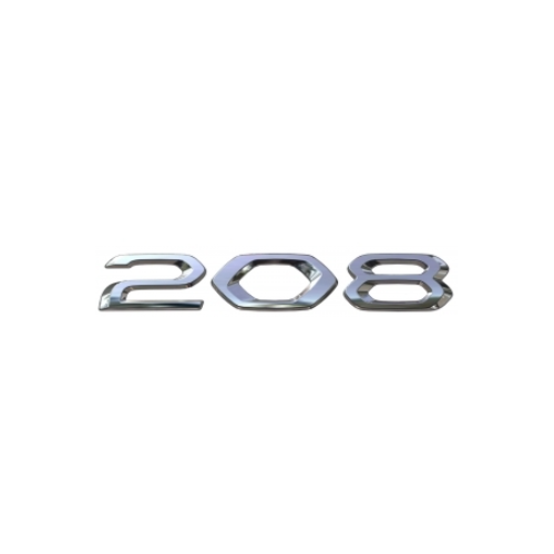 Genuine Rear Bumper Peugeot 208 Badge - Peugeot 208 | 98312220DX