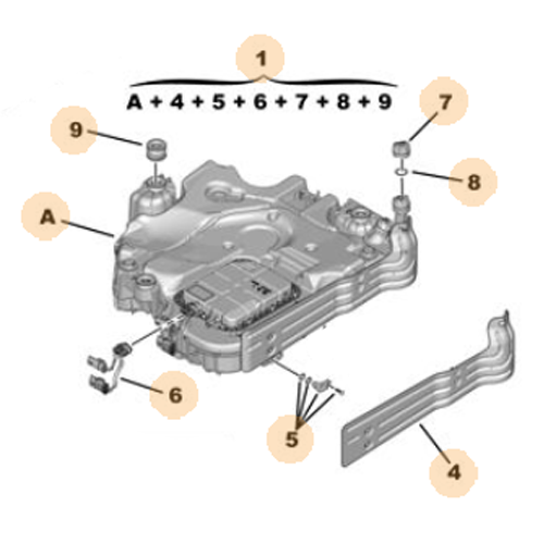 Genuine AdBlue Reservoir - Citroen C4 / DS4 / Peugeot 3008 | 1682619280