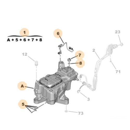 Genuine AdBlue Reservoir - Peugeot Partner | 1682619880