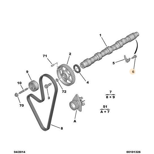 Camshaft Screw - Citroen Saxo 1996-2004 | 081102