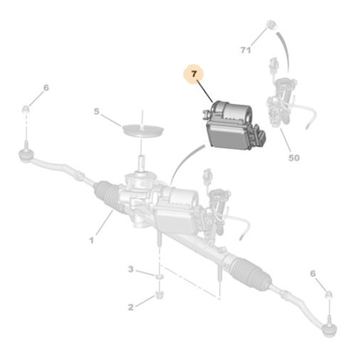 Genuine  Power Steering Module - Peugeot 207 | 1680911780