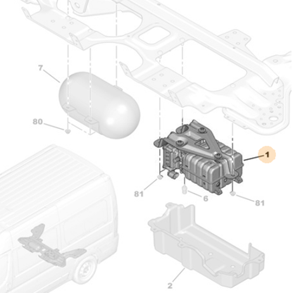 Genuine Suspension Air Compressor - Citroen Relay III | 1638150980