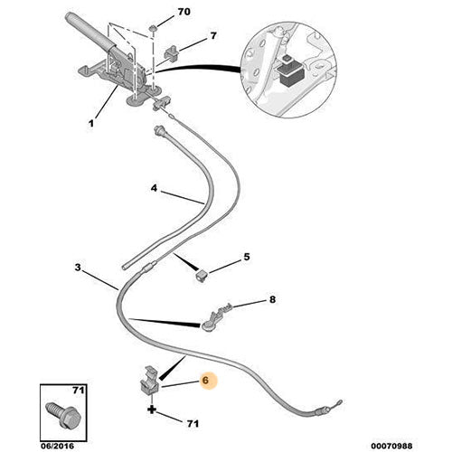 Pipe Fastener Clip - Citroen DS3 2010-2022 Petrol | 4814V4