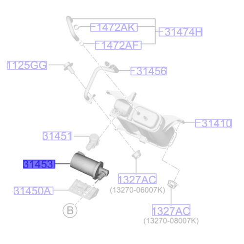 Genuine Air Filter - Kia Stinger 2017-2023 | 31453J5000