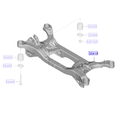 Genuine Rear Suspension Crossmember - Kia Niro Hybrid 2022- | 55410AT000