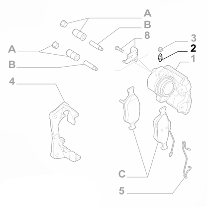 Genuine Bleeding Screw - Alfa Romeo Giulietta / Fiat 500L | 77363586