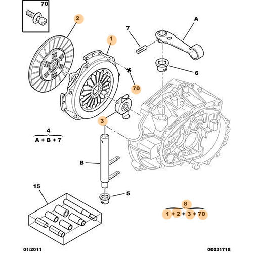 Clutch Kit - Citroen Saxo 1996-2004 | 205288