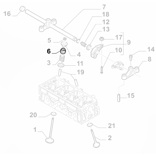 1x Genuine Intake Valve Seal - Fiat Qubo 2007-2016 1.4 Petrol | 9400956289