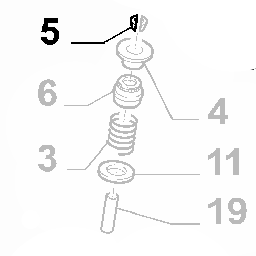Genuine Semi Cone Tappet - Fiat Qubo 2007-2016 1.4 Petrol | 9753094580