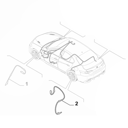 Genuine Rear ABS Sensor - Alfa Romeo Giulia 2016- | 50571606