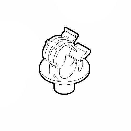 Genuine Bonnet Release Cable Clip - Fiat Ducato 2006-2024 | 1356876080