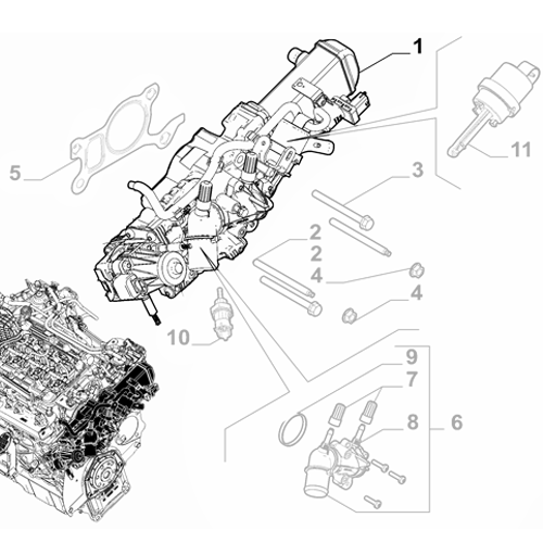Genuine Heat Exchanger - Fiat Ducato 2021-Onwards | 46352315