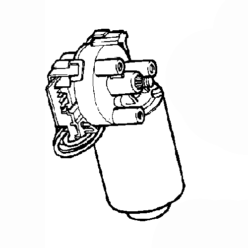 Genuine Windshield Wiper Motor - Fiat Panda 2009-2012 RHD | 77362742