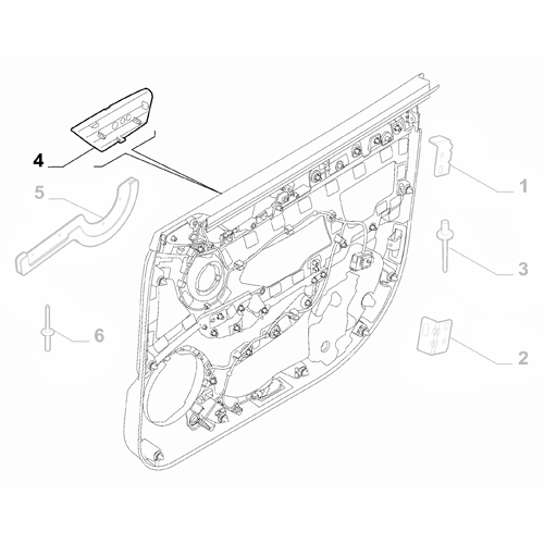 Genuine Front Right Door Panel Plug - Alfa Romeo Giulia | 156109528