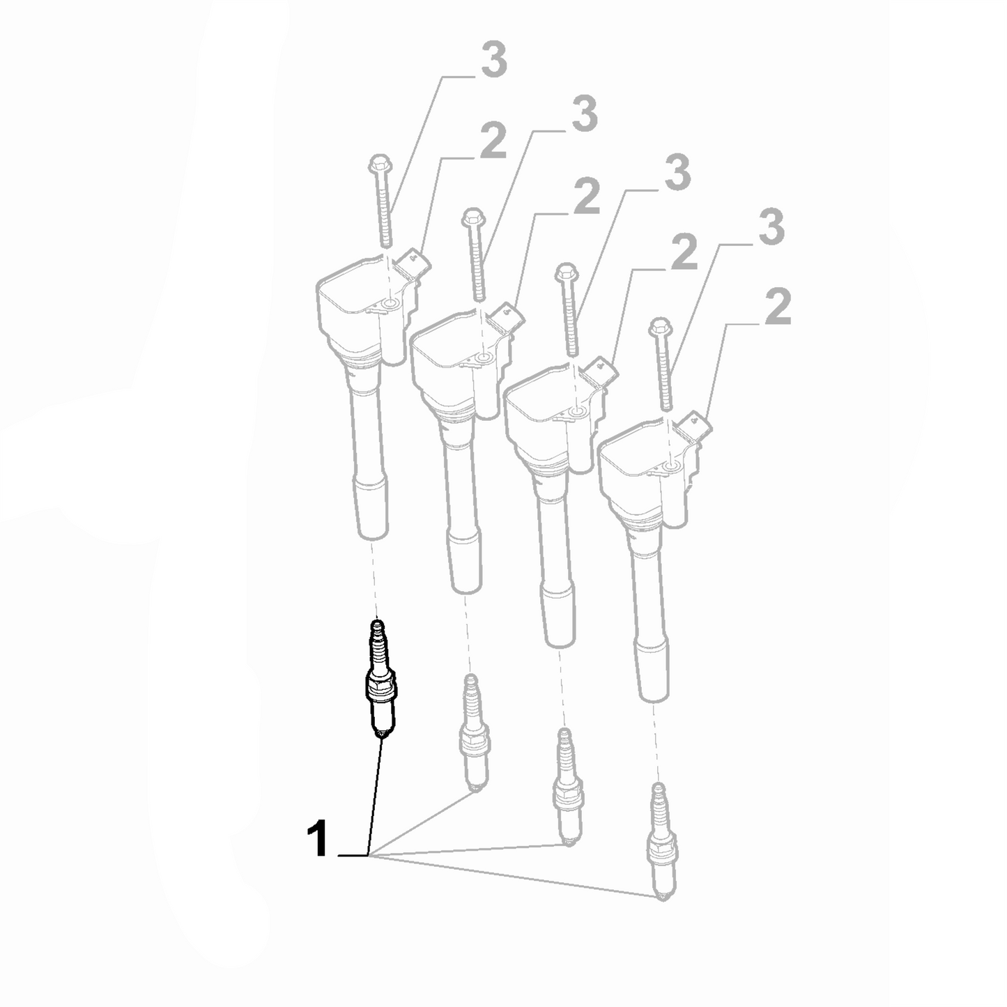 Genuine Fiat Spark Plug | 55278162