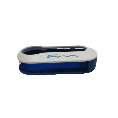 Genuine Fiat Key Cover - Fiat 500 - White And Blue | 50927693B | 50927693B