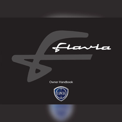 Owners Handbook - English - Lancia Flavia | 60399111