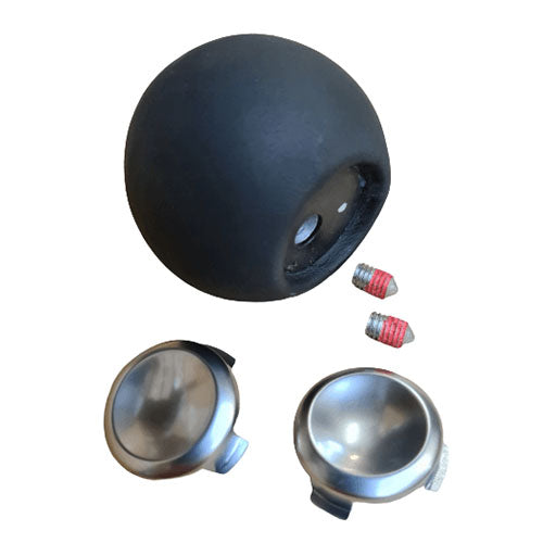 Gear Knob - Black Leather - Fiat 500 up to 2016 | 46313280