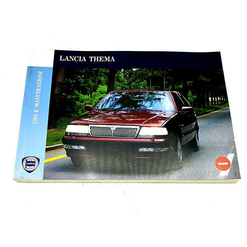 Owners Manual - Italian - Lancia Thema | 60306557