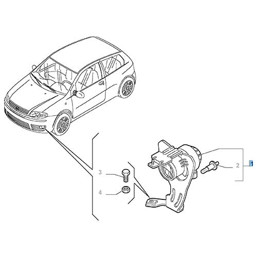 Nerside Fog Light - Fiat / Fiat Professional | 51827517