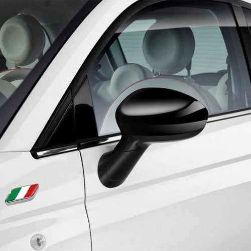 Genuine Mirror Covers In Black - Fiat 500 | 71807486
