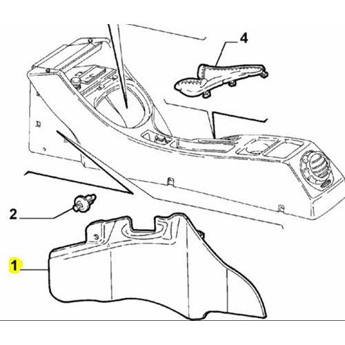 Centre Console Trim - Alfa Romeo 147 GTA | 735330944
