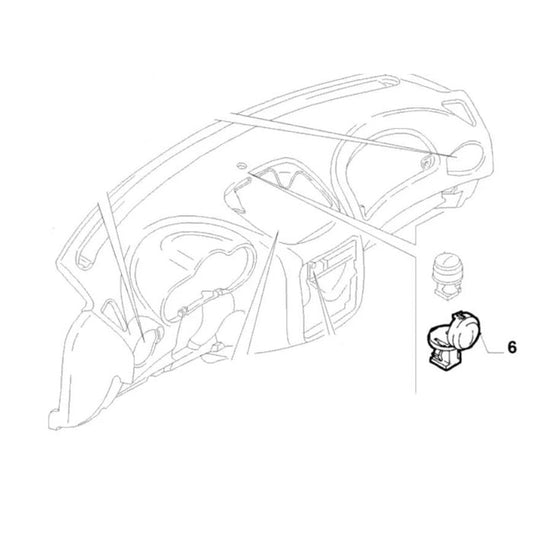 Genuine Fiat Dashboard Trim - Alfa Romeo 147 | 735292632