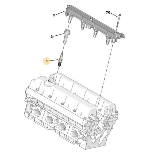 Genuine Spark Plug - Peugeot 307 2001-2005 | 5960F3