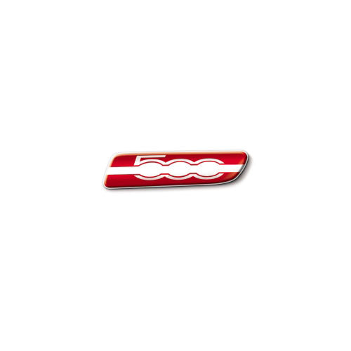 Genuine Red Side Wing Bade - Fiat 500 | 50901684
