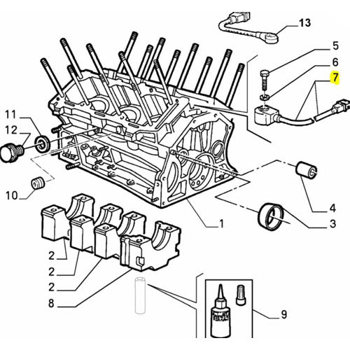 Genuine Knock Sensor - For Various Alfa Romeo | 60662823