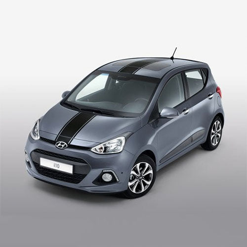 Genuine Black Racing Stripes Body Decals - Hyundai I10 | B9200ADE00BL