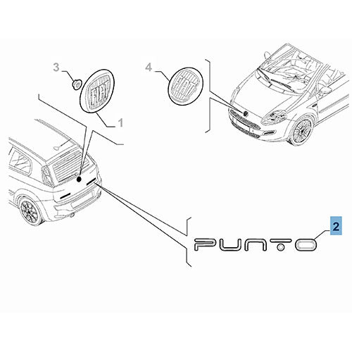 Genuine Fiat Type Plate | 51934541