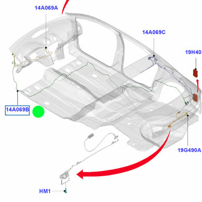 Genuine Rear View Camera Wiring - Ford Mondeo Estate 2007-2014 | 1752696