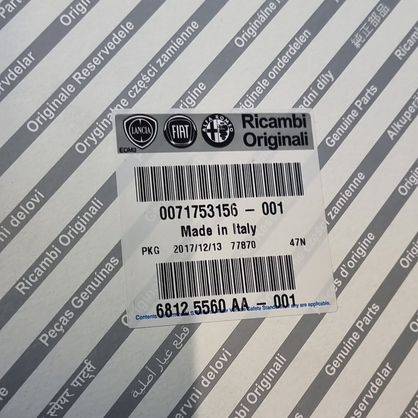 Genuine Fiat Timing Belt | 71753156