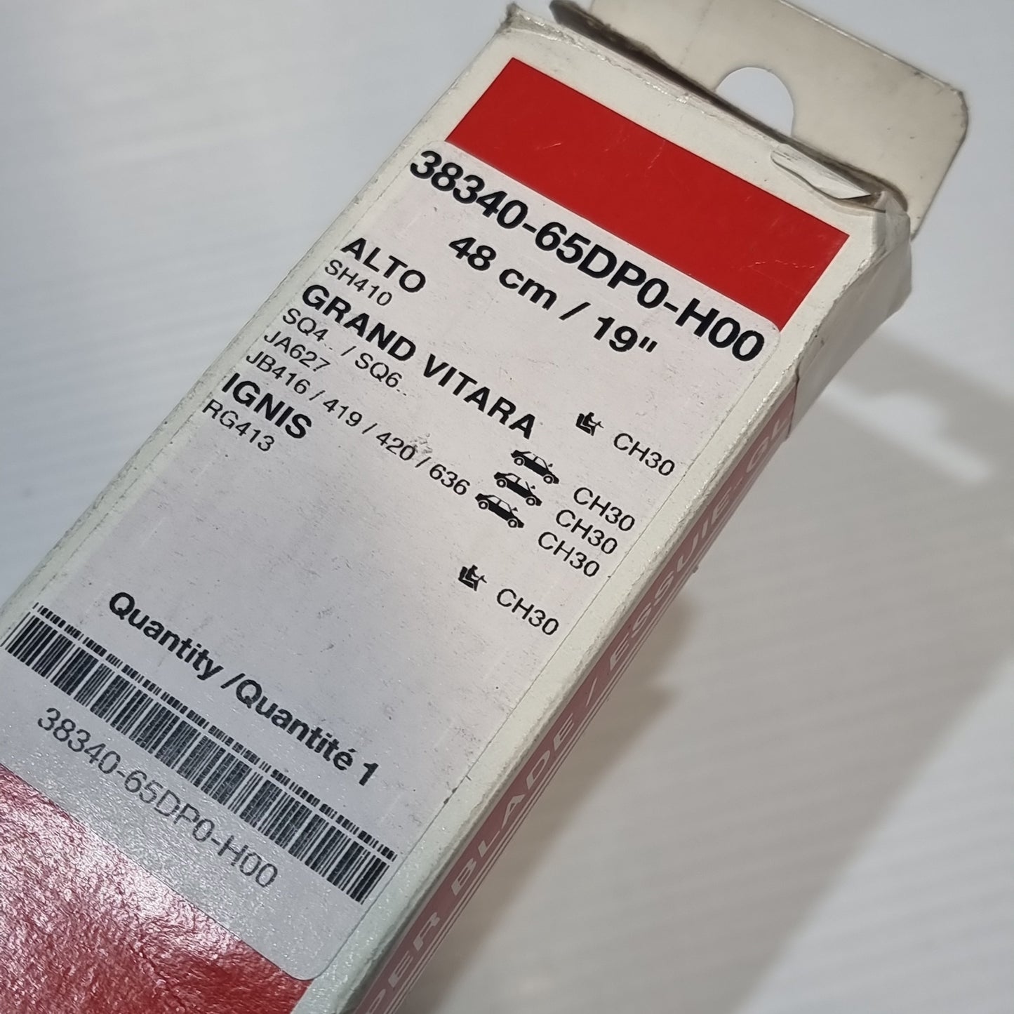 Genuine Suzuki Wiper Blade Single 48C | 38340-65DP0-H00