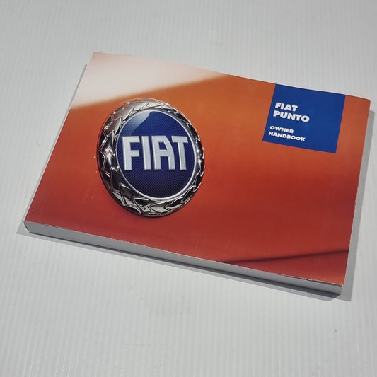 Genuine Fiat Punto Owners Handbook English| 60345664