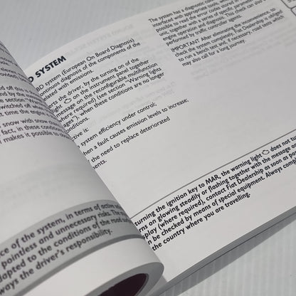 Genuine Fiat Punto Owners Handbook English| 60345664