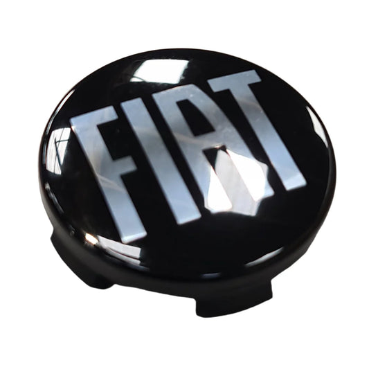1x Genuine 60mm Wheel Cap - Black - Fiat Ducato 2006- | 46864513