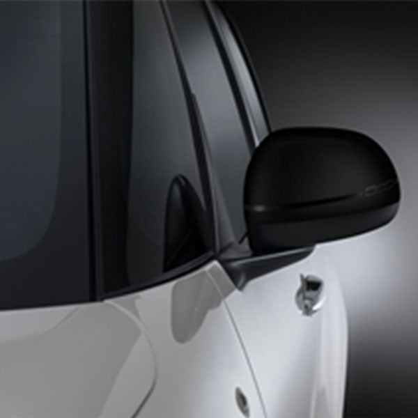 Genuine Ceramic Black Mirror Covers - Fiat 500L | 50926891