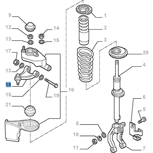Right Control Arm - Alfa Romeo | 51834094
