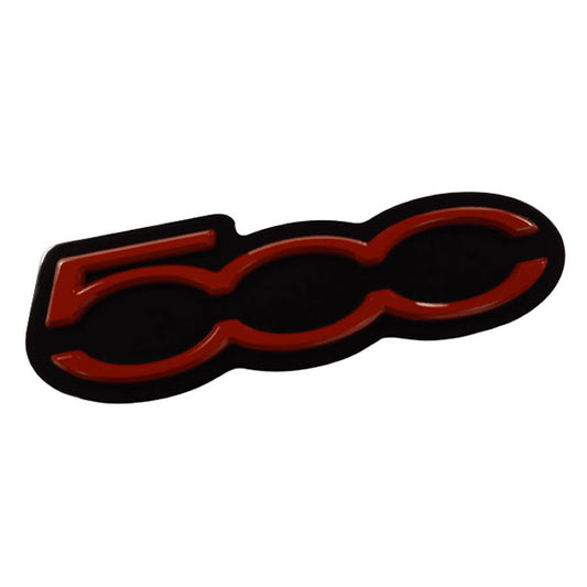 Front Badge, Red - Fiat 500e | 735765876